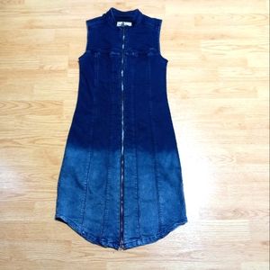 Triple five soul denim dress. Size small.  EUC